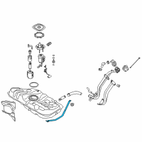 OEM Kia Forte Koup Band Assembly-Fuel Tank Diagram - 31210A7000