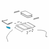 OEM 2017 Lexus GS450h Gear Assembly, Sliding Roof Diagram - 63260-30190