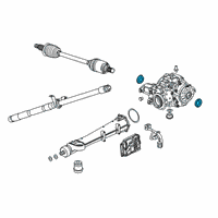 OEM 2021 GMC Terrain Axle Seal Diagram - 84519493