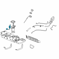OEM Cadillac Fuel Gauge Sending Unit Diagram - 19300977