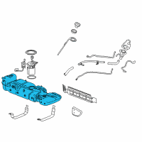 OEM 2011 Chevrolet Tahoe Tank Asm-Fuel Diagram - 25920048