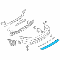 OEM 2017 BMW 330i Rear Reflector, Rear Right Diagram - 63-14-7-847-166