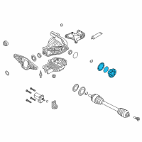 OEM 2016 BMW M5 Transmission Cover Diagram - 33-11-1-205-749