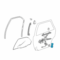 OEM 1997 Toyota Camry Regulator Handle Diagram - 69260-AA010-G0