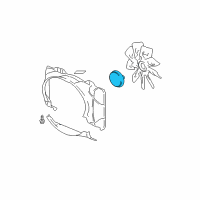 OEM Ford F-150 Heritage Fan Clutch Diagram - 5L3Z-8A616-DB