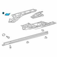 OEM Toyota RAV4 Prime Pillar Trim Diagram - 60118-0R051