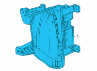 OEM Chevrolet Equinox Fog Lamp Assembly Diagram - 85107677