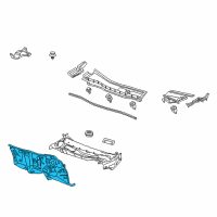 OEM 2008 Honda Accord Dashboard (Lower) Diagram - 61500-TA5-A00ZZ