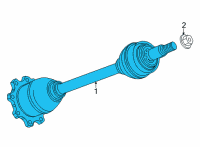 OEM Chevrolet Suburban Axle Assembly Diagram - 84747325