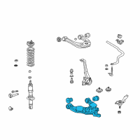 OEM 2003 Toyota Tundra Lower Control Arm Diagram - 48069-34020