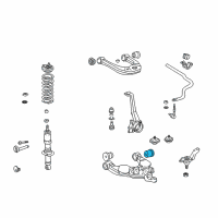 OEM 2004 Toyota Tundra Bushings Diagram - 48655-34010