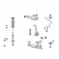 OEM Upper Ball Joints Diagram - 43310-39016