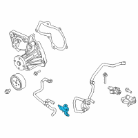 OEM 2018 Ford Escape Heater Control Valve Diagram - CV6Z-18495-D