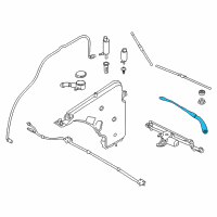 OEM BMW 430i Gran Coupe WIPER ARM, DRIVER'S SIDE Diagram - 61-61-9-465-086