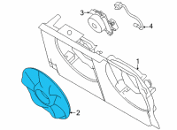 OEM Toyota GR86 Fan Blade Diagram - SU003-10428