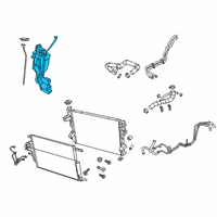 OEM 2020 Ram 1500 Bottle-COOLANT Recovery Diagram - 68309844AC