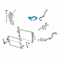 OEM 2019 Ram 1500 Hose-Radiator Inlet Diagram - 68268587AE