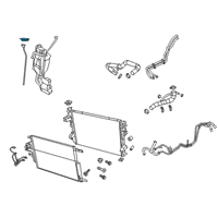 OEM Ram 1500 Coolant Recovery Bottle Cap Diagram - 68402255AA