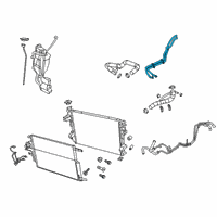 OEM 2020 Ram 1500 Hose Assembly-Heater Supply And Return Diagram - 68268582AD