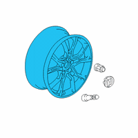 OEM 2018 Honda Civic Disk, Aluminum Wheel (20X8 1/2J) (Hitachi) Diagram - 42700-TGH-A92