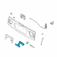 OEM 2002 BMW X5 Hinge, Trunk Lid, Lower Part Diagram - 41-62-7-006-120