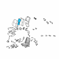 OEM 2011 Toyota Avalon Seat Back Heater Diagram - 87510-AC030