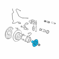 OEM 2009 BMW X6 Drive Flange Hub Diagram - 33-41-6-776-205