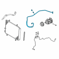 OEM 2015 Toyota Avalon Suction Hose Diagram - 88704-06430