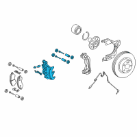 OEM Ram ProMaster 1500 CALIPER-Disc Brake Diagram - 68230102AB