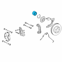 OEM 2014 Ram ProMaster 2500 Wheel Bearing Diagram - 68094813AA