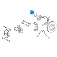 OEM 2020 Ram ProMaster 2500 Wheel Bearing Diagram - 68094813AA
