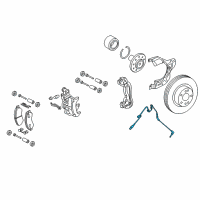 OEM 2015 Ram ProMaster 1500 Sensor-Anti-Lock Brakes Diagram - 4727624AA
