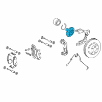 OEM 2016 Ram ProMaster 3500 Wheel Hub Diagram - 68167887AA