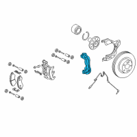 OEM 2018 Ram ProMaster 2500 Adaptor-Disc Brake CALIPER Diagram - 68133199AA