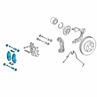 OEM 2021 Ram ProMaster 3500 Disc Brake Pad Set Diagram - 68289462AA