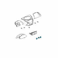 OEM Saturn Ion Knob Kit, Radio Control Diagram - 22705848