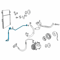 OEM 2016 Jeep Grand Cherokee A/C LIQUID Diagram - 68161180AC