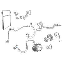 OEM 2020 Dodge Challenger O Ring-A/C Line Diagram - 5183358AA