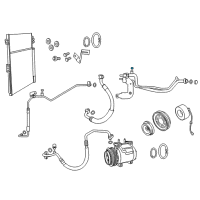 OEM 2021 Jeep Grand Cherokee Cap-A/C Charge Valve Diagram - 68086135AA