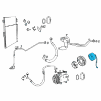 OEM Jeep Liberty Coil-Air Conditioning Clutch Diagram - 68242651AA