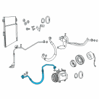 OEM Jeep Line-A/C Discharge Diagram - 55038056AC