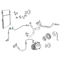 OEM 2019 Jeep Grand Cherokee Valve-A/C Line Diagram - 68086130AA