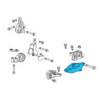 OEM Cadillac SRX Mount Bracket Diagram - 13227756