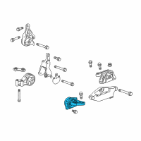 OEM Cadillac SRX Side Transmission Mount Diagram - 20847581