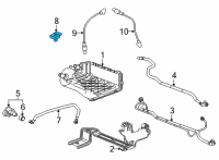 OEM 2011 Cadillac Escalade Booster Sensor Diagram - 12711681