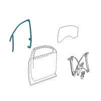 OEM Chevrolet Run Channel Diagram - 23418124