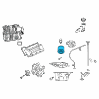 OEM Dodge Nitro Filter-Engine Oil Diagram - 5184231AB