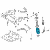 OEM 2016 BMW M6 Coil Spring, Front Diagram - 31-33-7-850-123