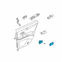 OEM Infiniti M45 Lamp Assembly-Door Step Diagram - 26420-AG000