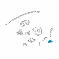 OEM Pontiac Side Sensor Diagram - 92164399